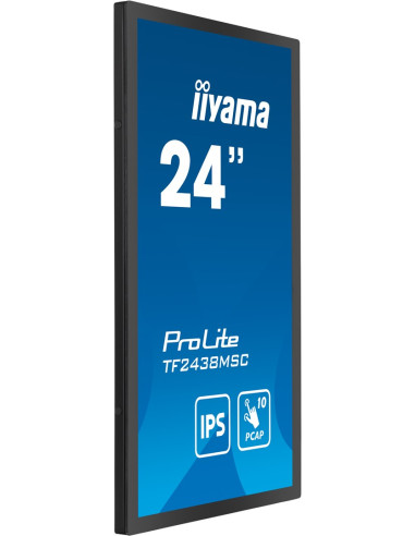 Iiyama 23,8-Calowy, 10-Punktowy Monitor Dotykowy Pcap Open Frame Z Technologią Panelu Ips, Szklaną Konstrukcją Od Krawędzi Do Kr