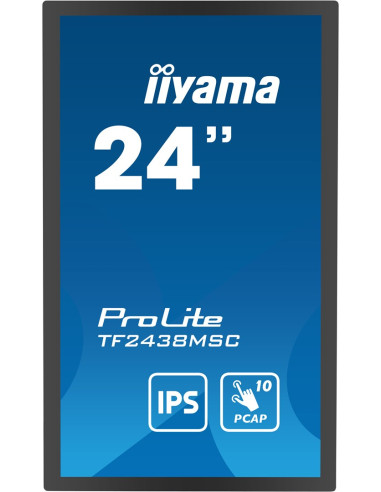 Iiyama 23,8-Calowy, 10-Punktowy Monitor Dotykowy Pcap Open Frame Z Technologią Panelu Ips, Szklaną Konstrukcją Od Krawędzi Do Kr