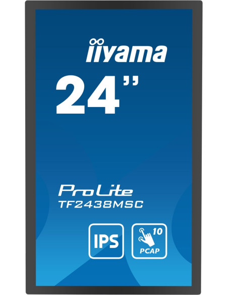 Iiyama 23,8-Calowy, 10-Punktowy Monitor Dotykowy Pcap Open Frame Z Technologią Panelu Ips, Szklaną Konstrukcją Od Krawędzi Do Kr