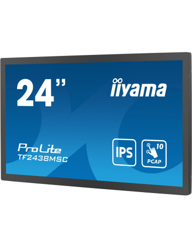 Iiyama 23,8-Calowy, 10-Punktowy Monitor Dotykowy Pcap Open Frame Z Technologią Panelu Ips, Szklaną Konstrukcją Od Krawędzi Do Kr