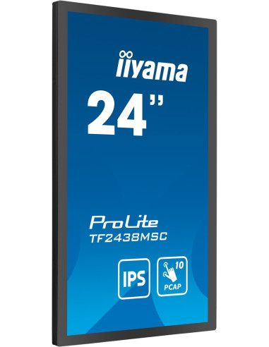 Iiyama 23,8-Calowy, 10-Punktowy Monitor Dotykowy Pcap Open Frame Z Technologią Panelu Ips, Szklaną Konstrukcją Od Krawędzi Do Kr