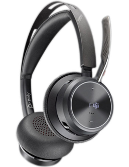 Poly Zestaw Słuchawkowy Voyager Focus 2 Z Certyfikatem Microsoft Teams Usb-C-C + Przejściówka Usb-C/A