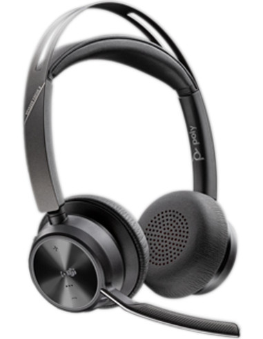 Poly Zestaw Słuchawkowy Voyager Focus 2 Z Certyfikatem Microsoft Teams Usb-C-C + Przejściówka Usb-C/A