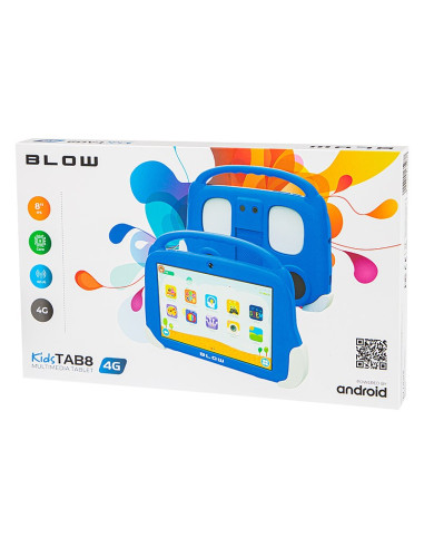 Blow Tablet Kidstab8 4G 4/64Gb Niebieskie Etui
