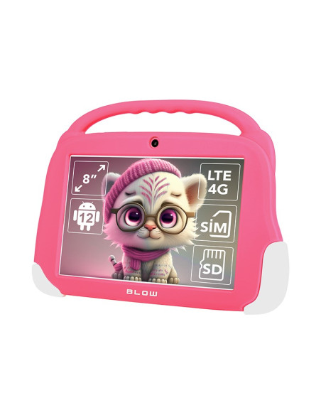 Blow Tablet Kidstab8 4G 4/64Gb Różowe Etui