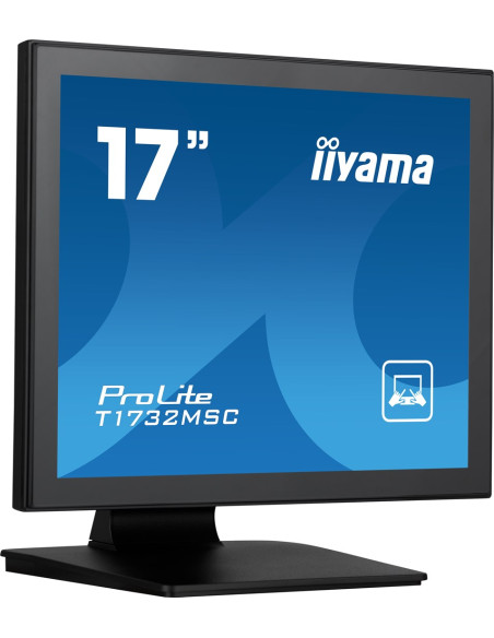 Monitor Iiyama T1732Msc-B1S 17Inch Pcap Bezel Free Front 10P Touch 1280X1024