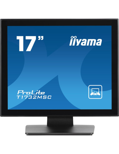 Monitor Iiyama T1732Msc-B1S 17Inch Pcap Bezel Free Front 10P Touch 1280X1024
