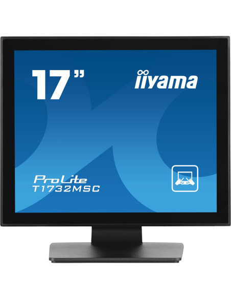 Monitor Iiyama T1732Msc-B1S 17Inch Pcap Bezel Free Front 10P Touch 1280X1024