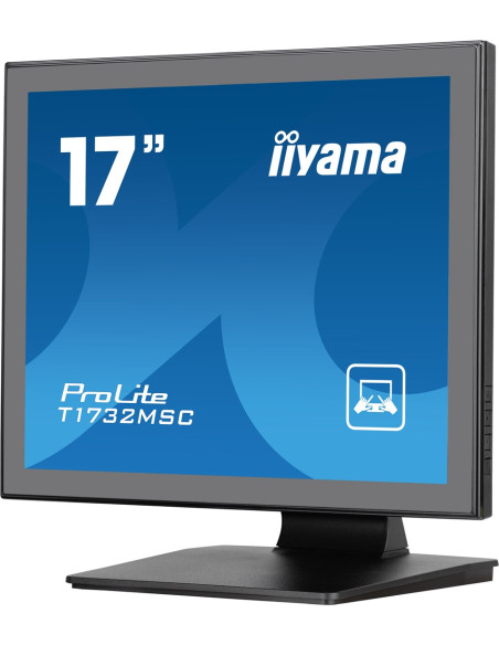 Monitor Iiyama T1732Msc-B1S 17Inch Pcap Bezel Free Front 10P Touch 1280X1024