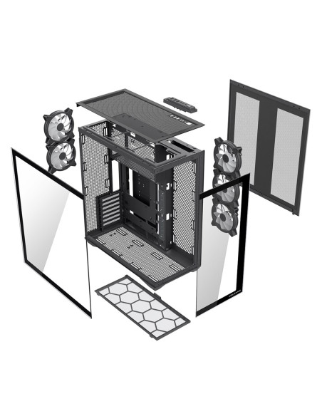 Modecom Obudowa Space Xl Argb Full Tower 5F Czarna