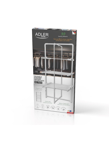 Adler Ad 7829 Składana Elektryczna Suszarka Do Ubrań