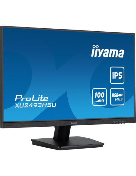Iiyama Prolite Xu2493Hsu-B7 Monitor Komputerowy 60,5 Cm (23.8") 1920 X 1080 Px Full Hd Led Czarny