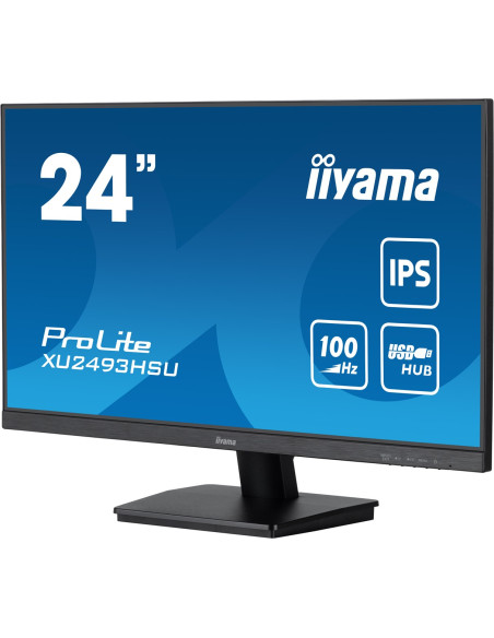 Iiyama Prolite Xu2493Hsu-B7 Monitor Komputerowy 60,5 Cm (23.8") 1920 X 1080 Px Full Hd Led Czarny