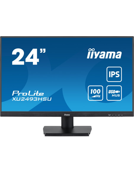 Iiyama Prolite Xu2493Hsu-B7 Monitor Komputerowy 60,5 Cm (23.8") 1920 X 1080 Px Full Hd Led Czarny