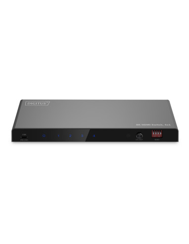 Przełącznik Hdmi 4X1, 8K/60Hz (4:4:4) Z Hdr, 48 Gbps, Hdcp 2.3, Toslink / Stereo, Edid