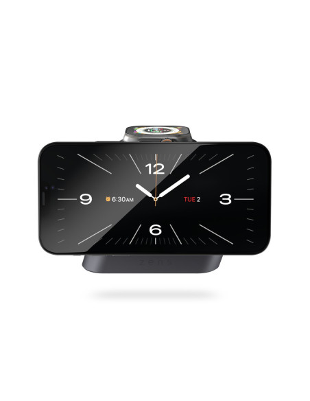 Słuchawki Zens Nightstand Charger Pro 2 - Smartfon - Smartwatch Ac Bezprzewodowe Ładowanie Szybkie Ładowanie W Pomieszczeniu