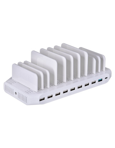 Unitek Stacja Ładująca 10X Usb, 160W, Y-2190