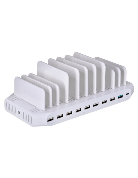 Unitek Stacja Ładująca 10X Usb, 160W, Y-2190