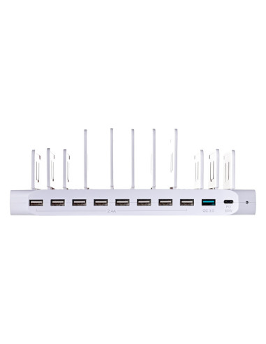 Unitek Stacja Ładująca 10X Usb, 160W, Y-2190
