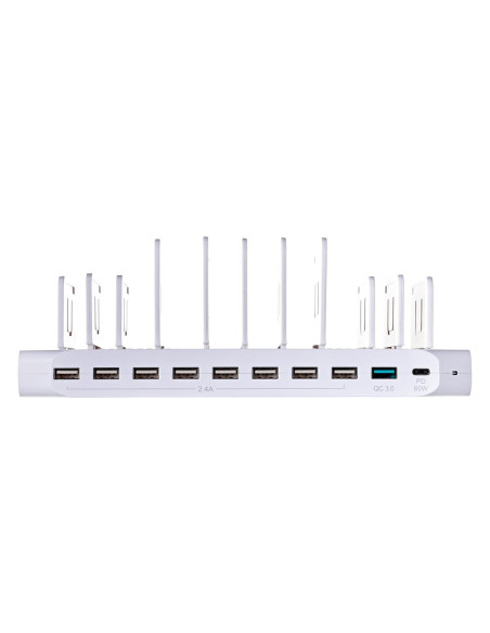 Unitek Stacja Ładująca 10X Usb, 160W, Y-2190