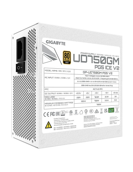 Zasilacz Gigabyte Ud750Gm 750W Pg5 Ice