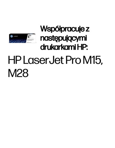 Hp 44A Oryginalny Wkład Z Czarnym Tonerem Laserjet