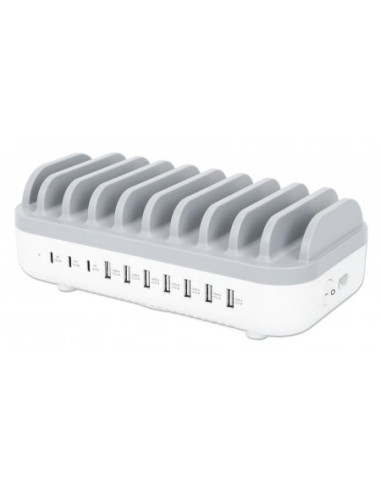 Manhattan 10-Portowa Stacja Ładująca Usb 120W 3X U