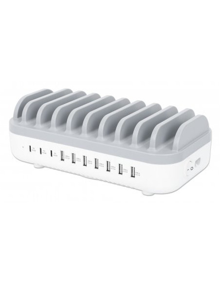 Manhattan 10-Portowa Stacja Ładująca Usb 120W 3X U