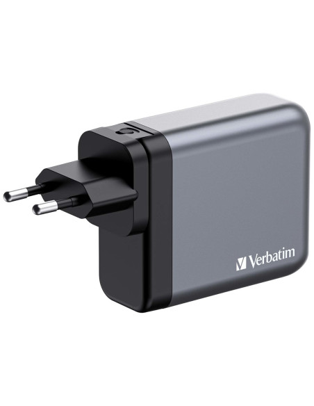 Verbatim Gan Charger 140W, 1X Usb-A, 3X Usb-C