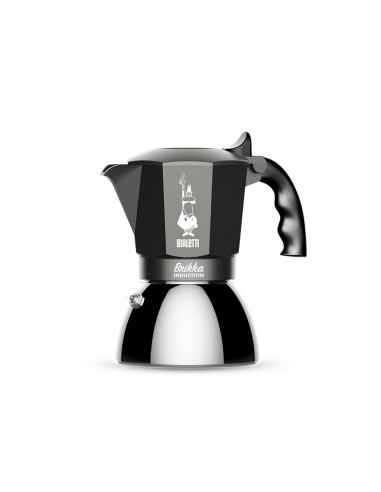 Kawiarka Bialetti Brikka Induction 4Tz 180 Ml Antracytowy, Srebrny