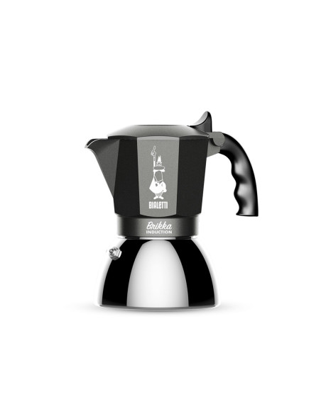 Kawiarka Bialetti Brikka Induction 4Tz 180 Ml Antracytowy, Srebrny