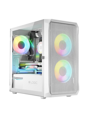 Logic Obudowa Portos Argb Mini Usb 3.0 White