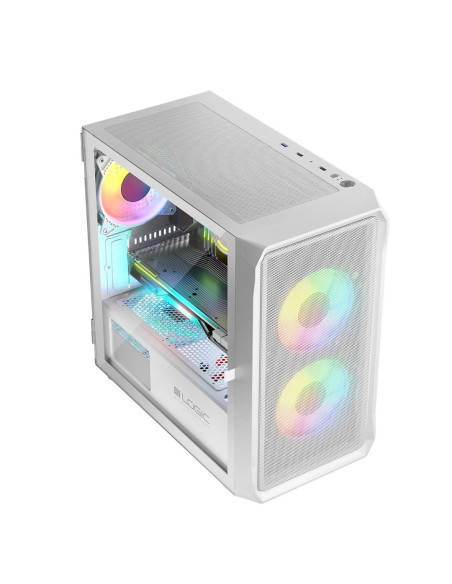 Logic Obudowa Portos Argb Mini Usb 3.0 White