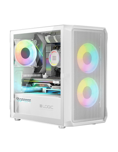 Logic Obudowa Portos Argb Mini Usb 3.0 White