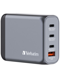 Ładowarka Sieciowa Verbatim Gan Gnc-100 4-Port 100W/Usb A/C (Eu/Uk/Us)