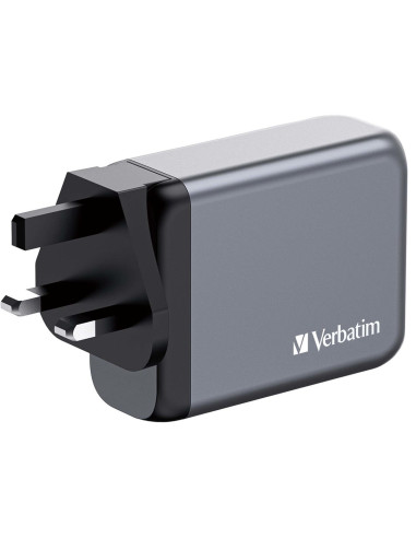 Ładowarka Sieciowa Verbatim Gan Gnc-100 4-Port 100W/Usb A/C (Eu/Uk/Us)