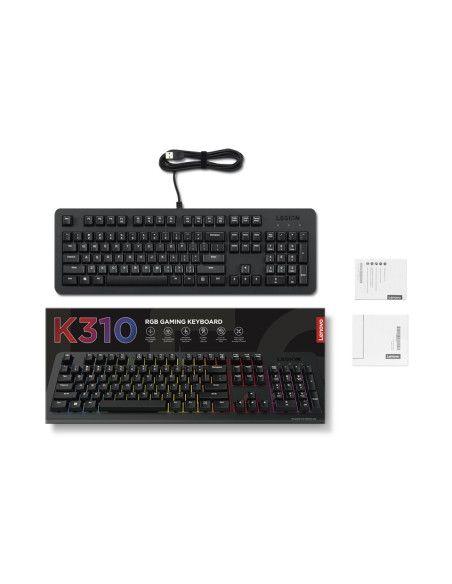 Klawiatura Gamingowa Lenovo Legion K310 Rgb Us English Gy41N91873
