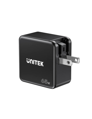 Unitek Ładowarka Gan, Pd 65W 2X Usb-C, Usb-A