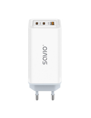 Savio Ładowarka Sieciowa Gan 65W Biała La-07
