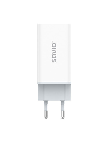 Savio Ładowarka Sieciowa Gan 65W Biała La-07
