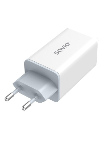 Savio Ładowarka Sieciowa Gan 65W Biała La-07