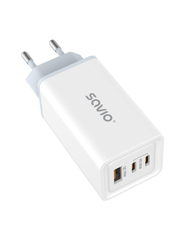 Savio Ładowarka Sieciowa Gan 65W Biała La-07