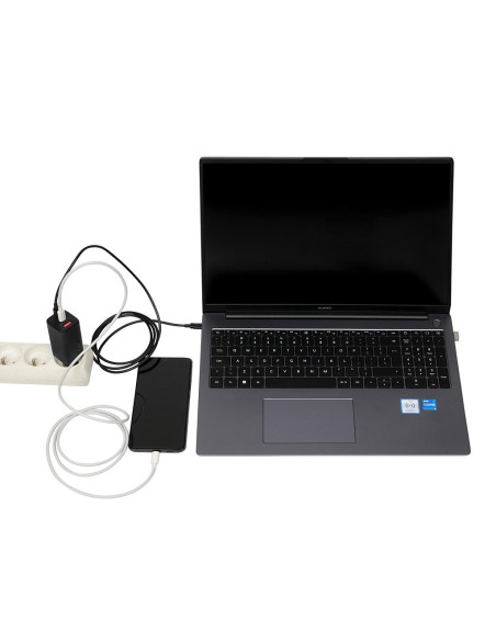 Ładowarka Sieciowa I-Box C-65 Gan Pd65W Kabel, Czarna
