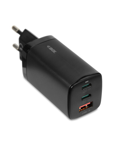 Ładowarka Sieciowa I-Box C-65 Gan Pd65W Kabel, Czarna