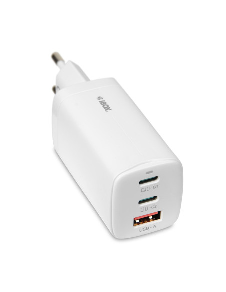 Ładowarka Sieciowa I-Box C-65 Gan Pd65W Kabel, Biała