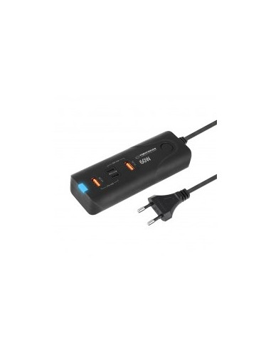 Esperanza Ładowarka 60W 2X Usb-C Pd 30W / 2X Usb-A Qc 3.0 18W Ezc109
