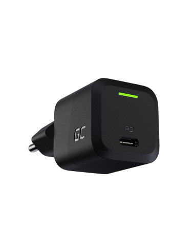 Green Cell Ładowarka Usb-C Gan Gc Powergan 33W Pd 3.0 Qc 3.0 Usb-C Czarna