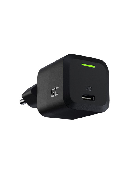 Green Cell Ładowarka Usb-C Gan Gc Powergan 33W Pd 3.0 Qc 3.0 Usb-C Czarna