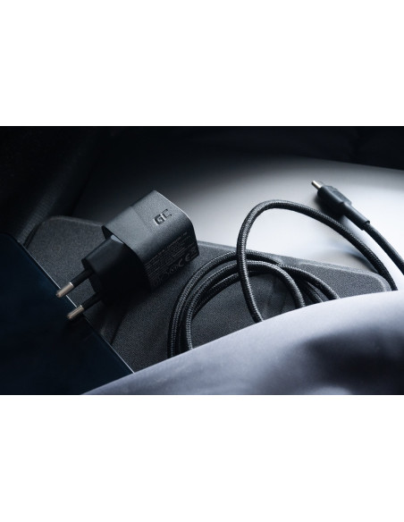 Green Cell Ładowarka Usb-C Gan Gc Powergan 33W Pd 3.0 Qc 3.0 Usb-C Czarna
