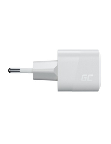 Green Cell Ładowarka Usb-C Gan Gc Powergan 33W Pd 3.0 Qc 3.0 Usb-C Biała